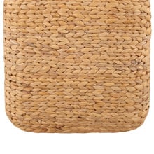 Harper Cube Water Hyacinth Pouffe